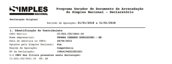 Pronto, seu extrato está disponível para impressão ou para salvar digitalmente.