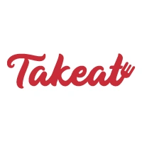 Imagem com a logo da empresa Takeat